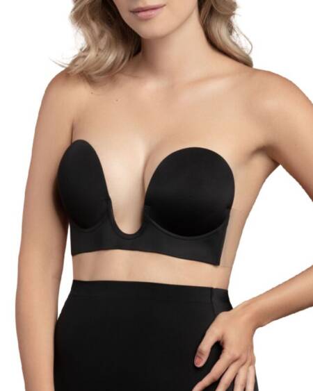 BYE-BRA - BH OHNE GRIFFE EN U SCHWARZ CUP E