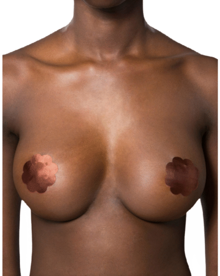 BYE-BRA - BLUMEN NIPPELBECHER PACK 3 UDS BAUN GRÖSSE M