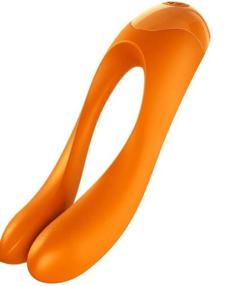 SATISFYER - CANDY CANE FINGERVIBRATOR ORANGE