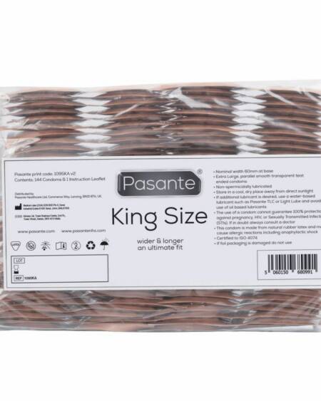 PASANTE - KONDOME KING SIZE BEUTEL 144 EINHEITEN
