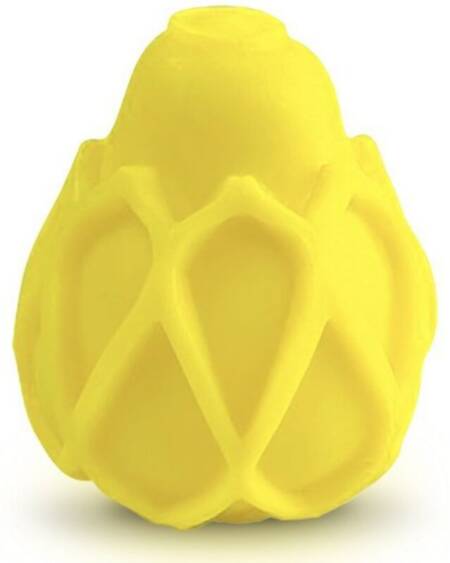 G-VIBE - WIEDERVERWENDBARES GELBE TEXTURIERTES MASTURBATOR-EI