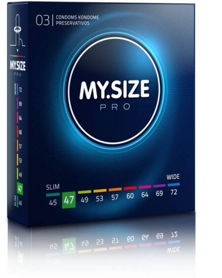 MY SIZE - PRO KONDOME 47 MM 3 EINHEITEN