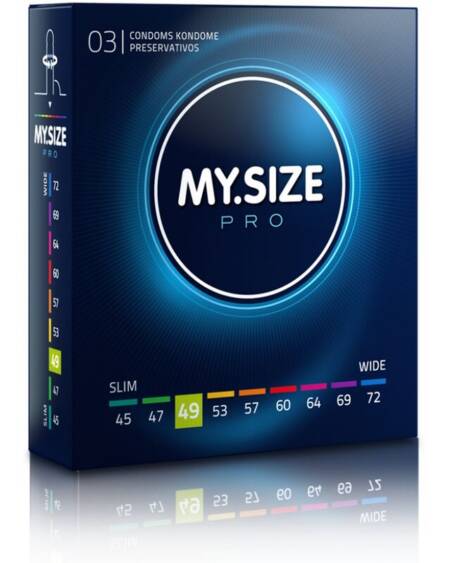 MY SIZE - PRO KONDOME 49 MM 3 EINHEITEN