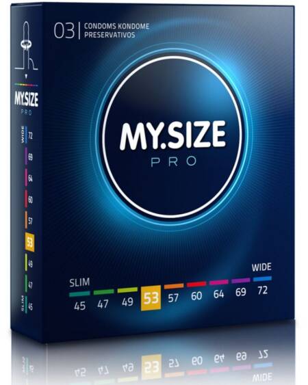 MY SIZE - PRO KONDOME 53 MM 3 EINHEITEN