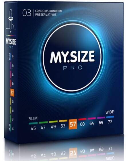 MY SIZE - PRO KONDOME 57 MM 3 EINHEITEN