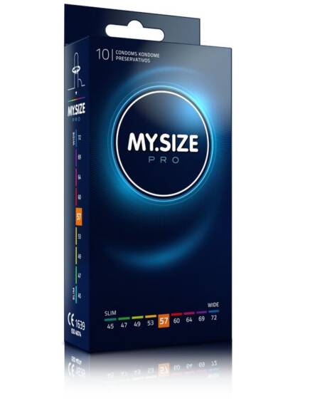 MY SIZE - PRO KONDOME 57 MM 10 EINHEITEN
