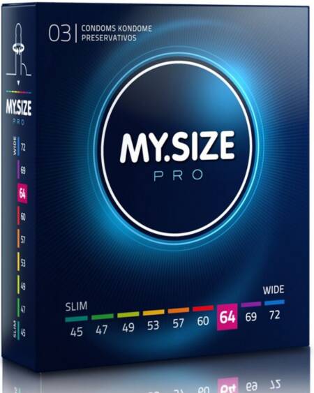 MY SIZE - PRO KONDOME 64 MM 3 EINHEITEN