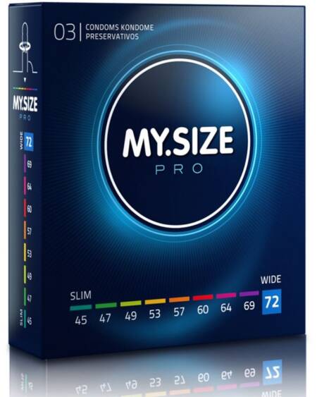 MY SIZE - PRO KONDOME 72 MM 3 EINHEITEN