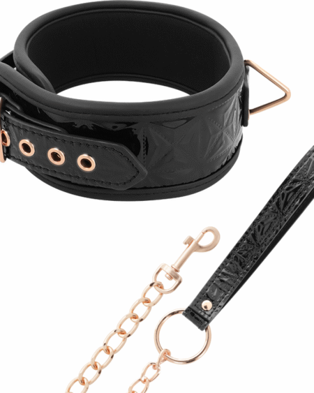 BEGME - BLACK EDITION PREMIUM VEGANER LEDERHALSBAND