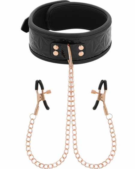 BEGME - BLACK EDITION HALSBAND MIT NIPPELKLEMMEN