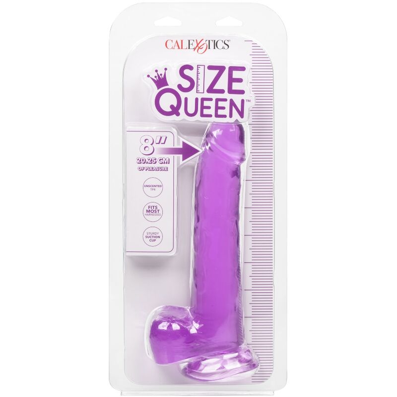 CALEXOTICS - GRÖSSE KÖNIGIN-DILDO LILA 20.3 CM – Bild 7