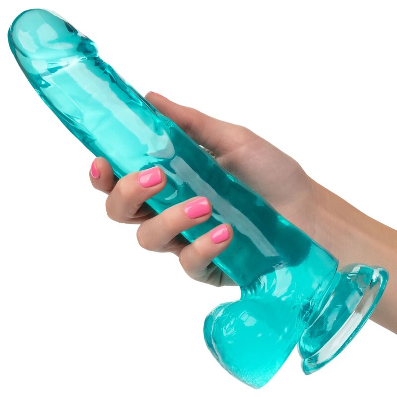 CALEXOTICS - GRÖSSE KÖNIGIN-DILDO BLAU 20.3 CM – Bild 3