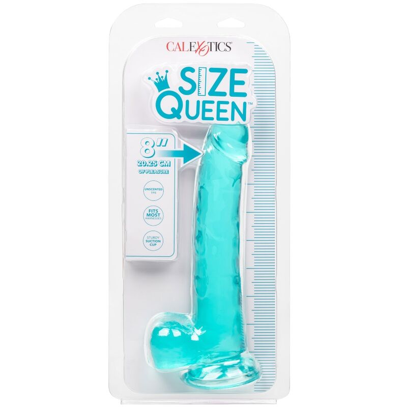 CALEXOTICS - GRÖSSE KÖNIGIN-DILDO BLAU 20.3 CM – Bild 7