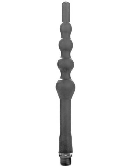 ALL BLACK - PERLENDUSCHE ANAL SILIKON 27 CM