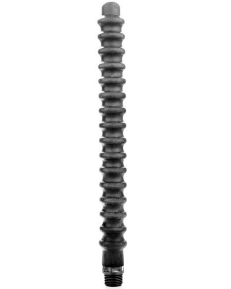 ALL BLACK - MEGA RIPPLE SHOWER ANAL SILIKON 28,5 CM