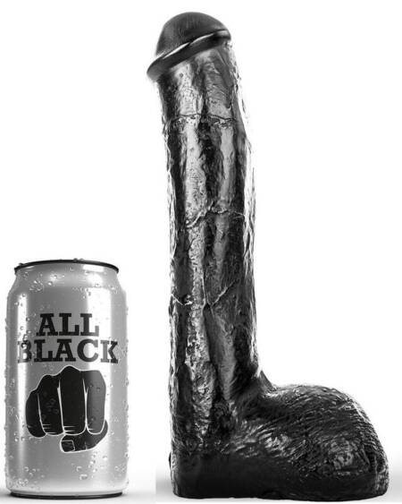 ALL BLACK - PENE REALISTISCHER ANAL 23 CM
