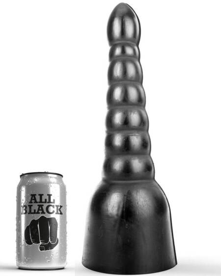 ALL BLACK - DILDO 34 CM