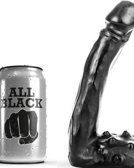 ALL BLACK - REALISTISCHER DILDO 19 CM