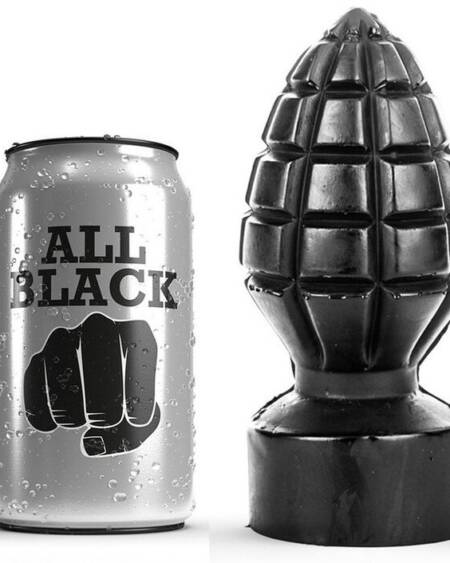 ALL BLACK - ANALSTECKER 14 CM