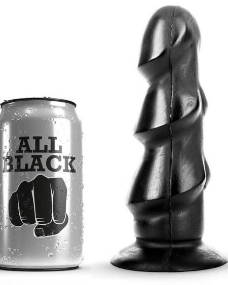 ALL BLACK - DILDO 17 CM