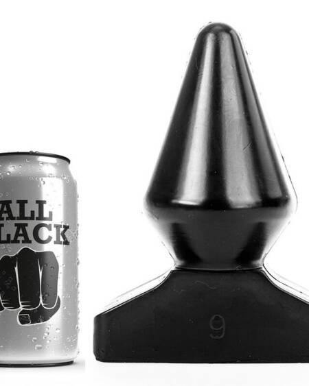 ALL BLACK - ANALPLUG 18,5 CM