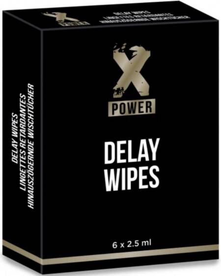 X POWER - DELAY WIPES 6 EINHEITEN
