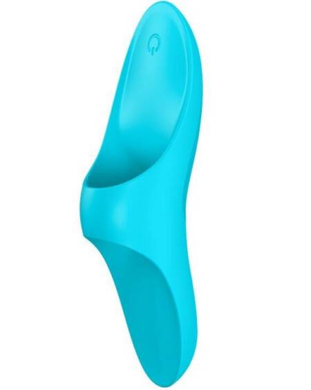 SATISFYER - TEASER FINGERVIBRATOR BLAUES LICHT