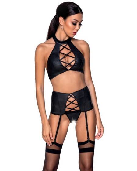 PASSION - NANCY ÖKOLOGISCHES LEDER-SET S/M