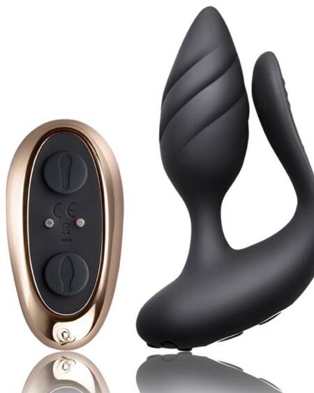 ROCKS-OFF - COCKTAIL PLUG FERNBEDIENUNG - SCHWARZ