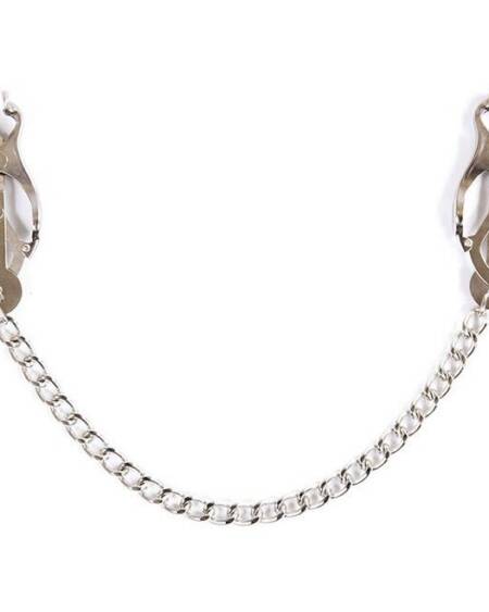 OHMAMA FETISH - METALLKLEMMEN MIT KETTE