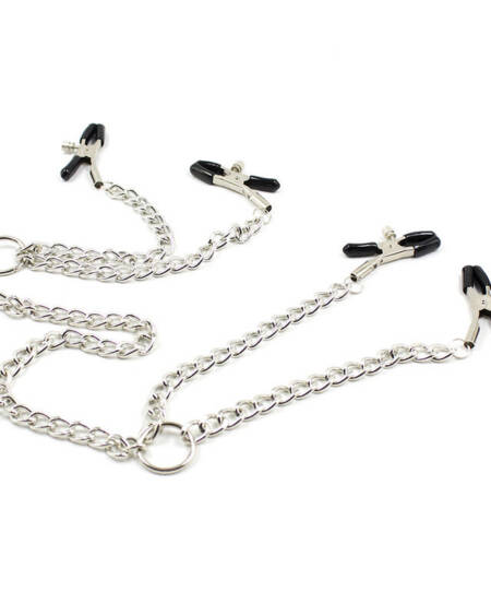 OHMAMA FETISH - 4 NIPPELKLEMMEN MIT KETTEN