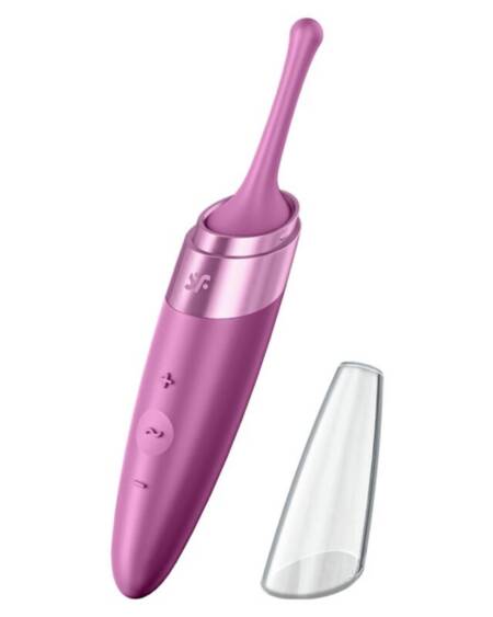SATISFYER - TWIRLING DELIGHT CLIT TIP VIBRATOR LILA
