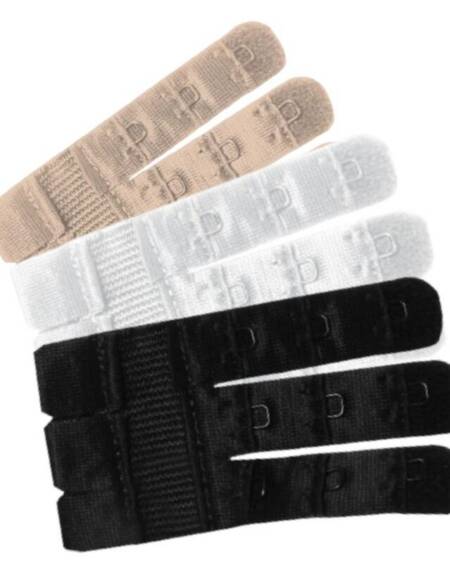 BYE-BRA - FLEXIBLE KONTURVERLÄNGERUNG 3 HAKEN 3 EINHEITEN