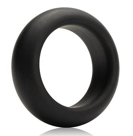 JE JOUE - MAXIMALER STRETCH-COCKRING AUS SILIKON - SCHWARZ