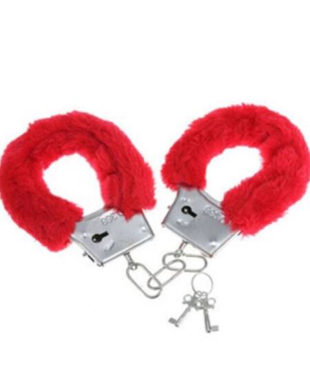 DIABLO PICANTE - PLEASURE FURRY HANDSCHELLEN ROT