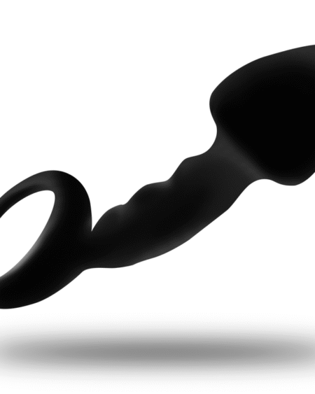 OHMAMA - GERIPPTER ANALPLUG MIT RING