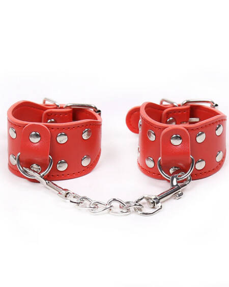 OHMAMA FETISH - VERSTELLBARE HANDSCHELLEN MIT METALLKETTE