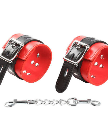 OHMAMA FETISH - HANDGELENKFESSELN MIT VERRIEGELUNG/SCHNALLE