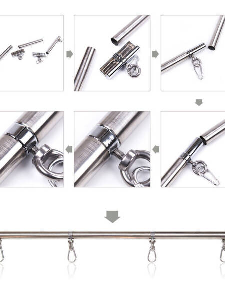 OHMAMA FETISH - FÜHRUNGSSTANGE 4 HAKEN