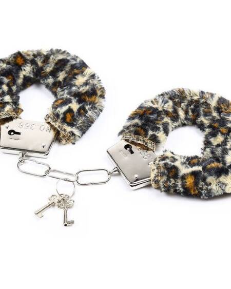 OHMAMA FETISH - SAMT FURLINED METALL HANDGELENK-MANSCHETTEN