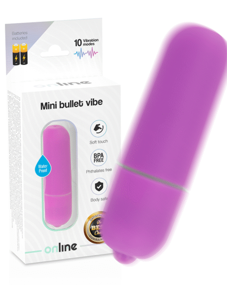 ONLINE - MINI LILA VIBRIERENDE KUGEL