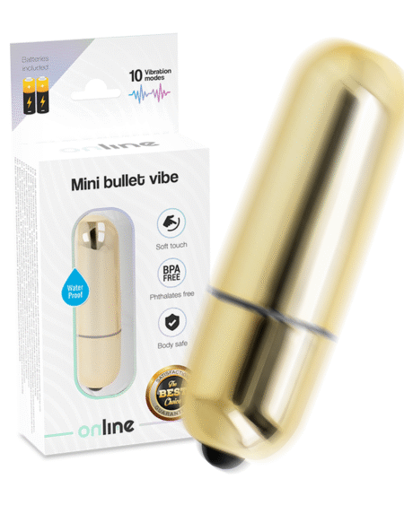 ONLINE - MINI GOLDENE VIBRATIONSKUGEL
