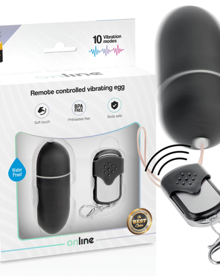 ONLINE - FERNBEDIENUNG VIBRIERENDES EI L SCHWARZ