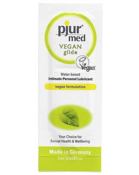 PJUR - MED VEGAN GLIDE SCHMIERMITTEL AUF WASSERBASIS 2 ML