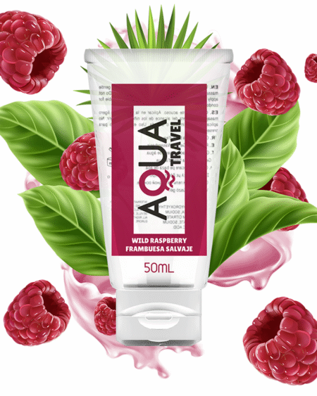 AQUA TRAVEL - SCHMIERMITTEL AUF WASSERBASIS MIT WILD-HIMBEER-GESCHMACK - 50 ML