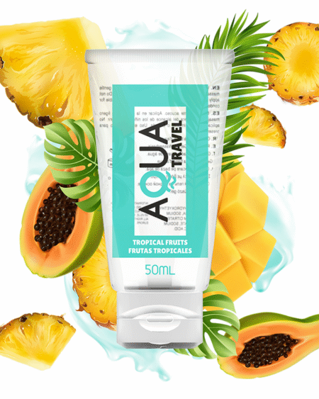 AQUA TRAVEL - FLAVOUR SCHMIERMITTEL AUF WASSERBASIS TROPISCHE FRÜCHTE - 50 ML