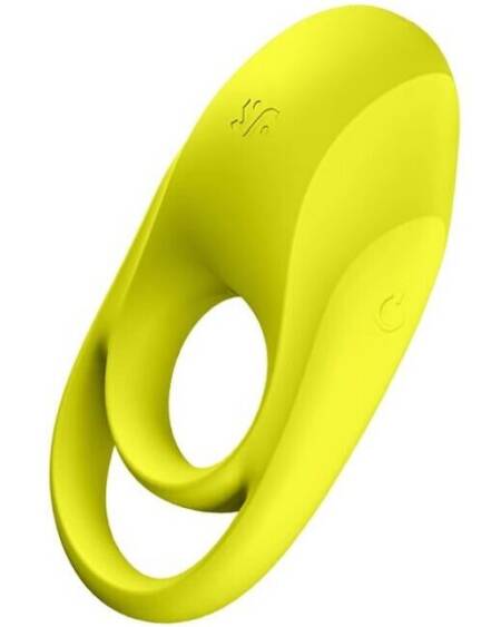 SATISFYER - SPECTACULAR DUO RING VIBRATOR GELB