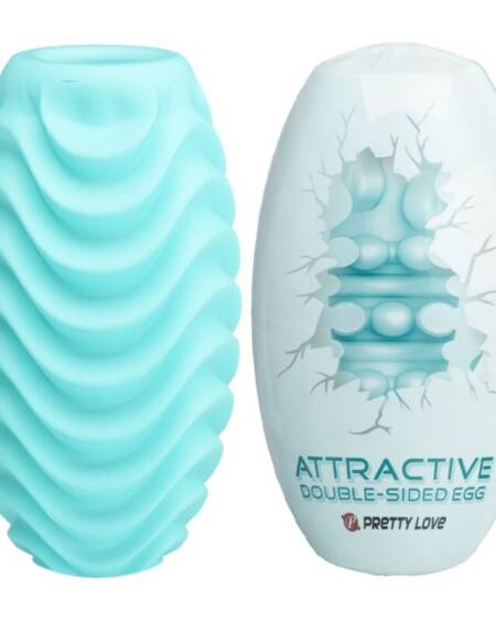 PRETTY LOVE - TÜRKIS DOPPELSEITIGES MASTURBATOR-EI