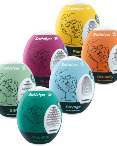 SATISFYER - MASTURBATOR EIER 6 EINHEITEN SET