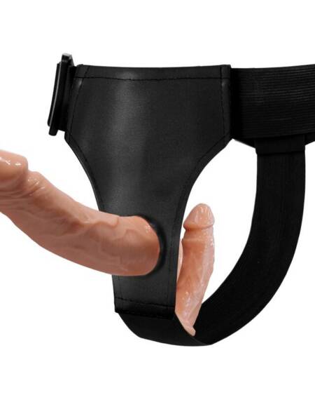 BAILE - ULTRA LEIDENSCHAFTLICHER DOPPELTE DILDOS MIT GESCHIRR